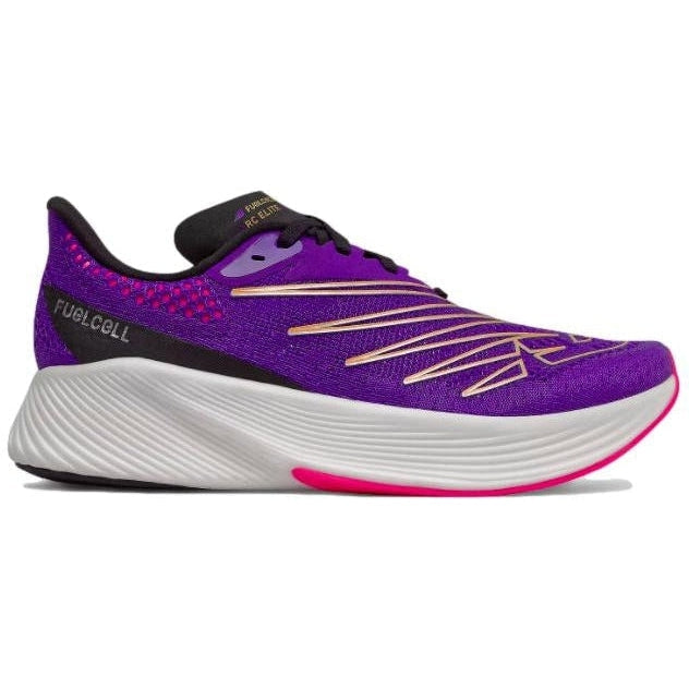 Women's New Balance FuelCell RC Elite v2, Deep Violet/Black, 8.5 B Medium