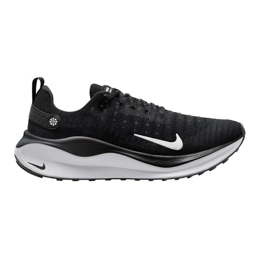 Women's Nike InfinityRN 4, Black/White/Dark Grey, 9 B Medium