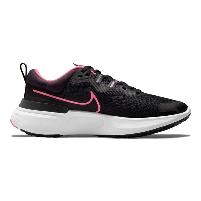 Women's Nike React Miler 2, Black/Hyper Pink-Cave Purple, 10.5 B Medium