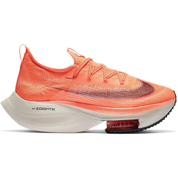 Women's Nike Air Zoom Alphafly NEXT%, Bright Mango/Citron Pulse, 8 B Medium