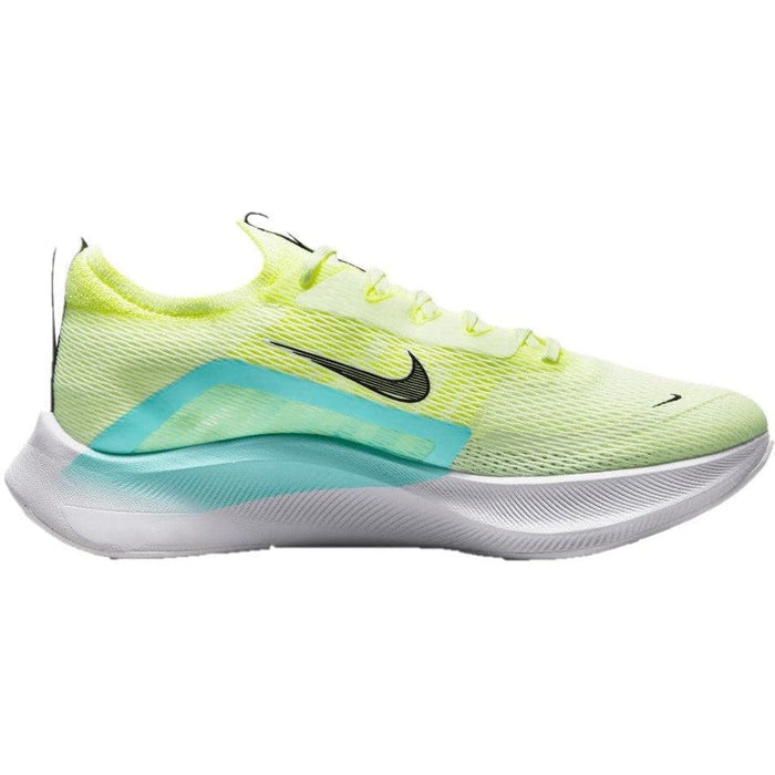 Women's Nike Zoom Fly 4, Barely Volt/Black-Dynamic Turq-Volt, 8 B Medium