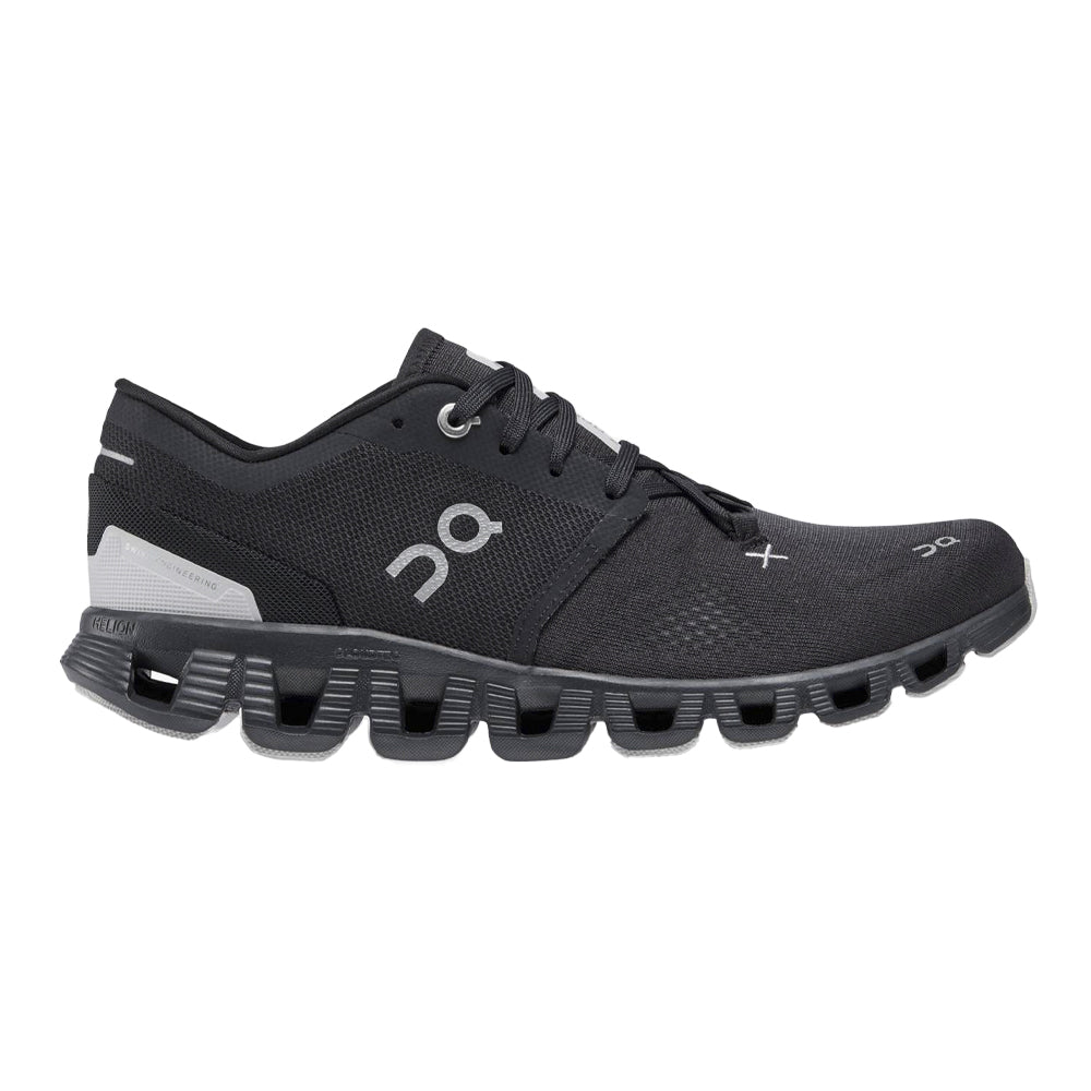 Women's On Cloud X 3, Black, 10 B Medium