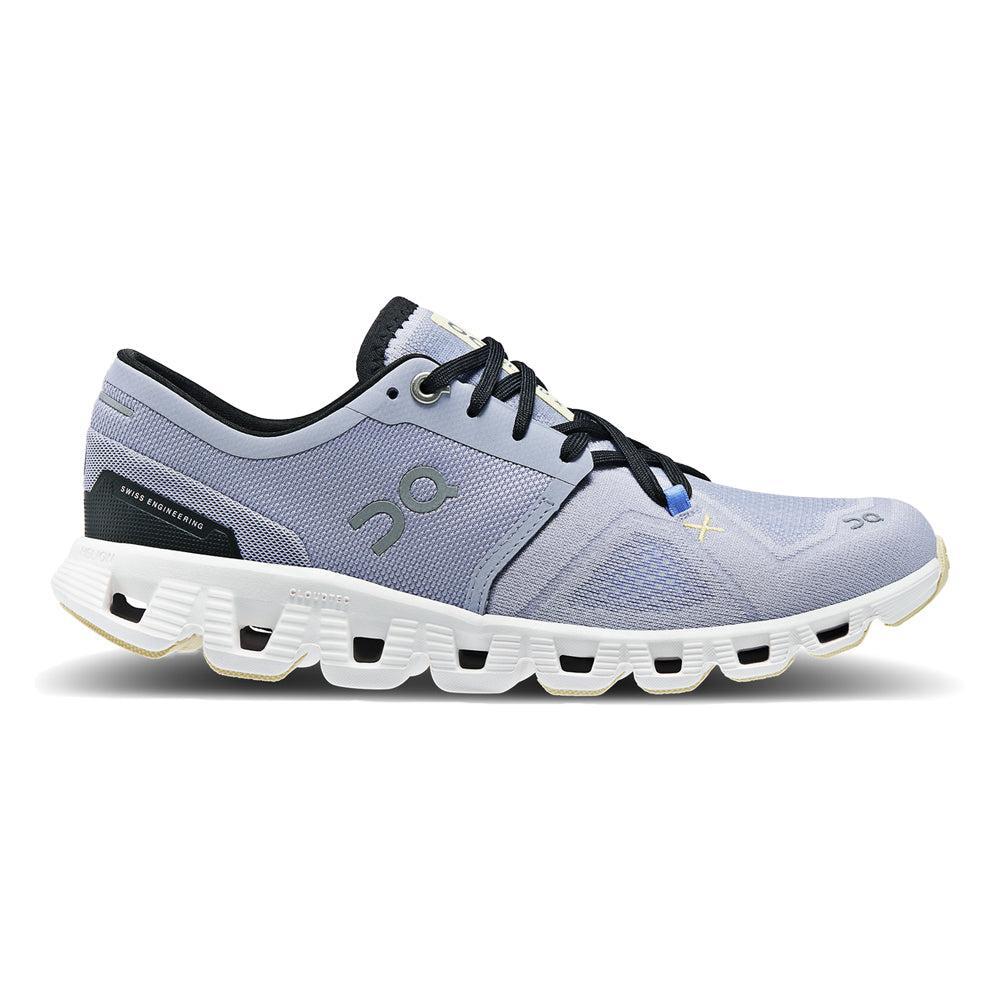 Women's On Cloud X 3, Nimbus/White, 8.5 B Medium