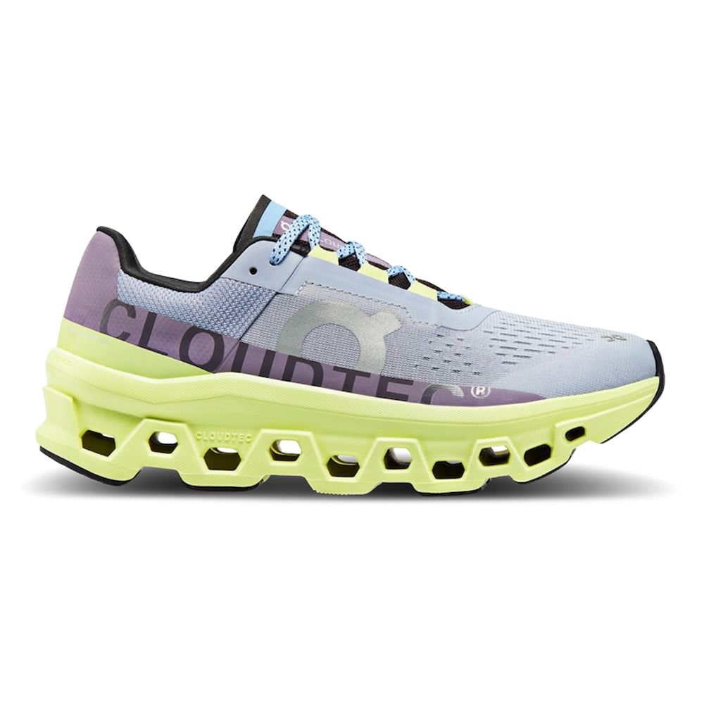 Women's On Cloudmonster, Nimbus/Hay, 7 B Medium