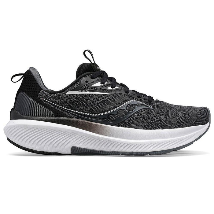 Women's Saucony Echelon 9, Black/White, 6.5 B Medium