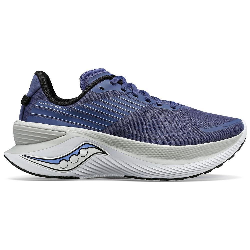 Women's Saucony Endorphin Shift 3, Night/Concrete, 5.5 B Medium
