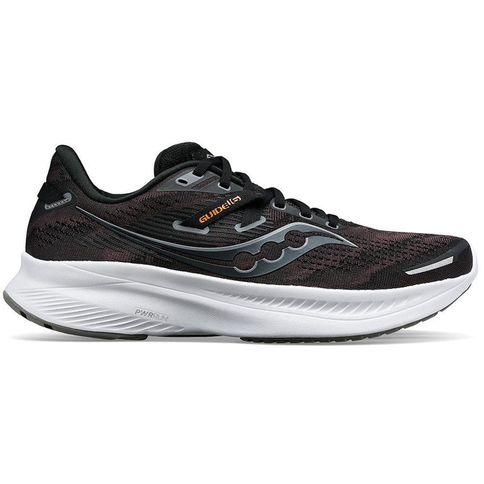 Women's Saucony Guide 16, Black/White, 11.5 B Medium