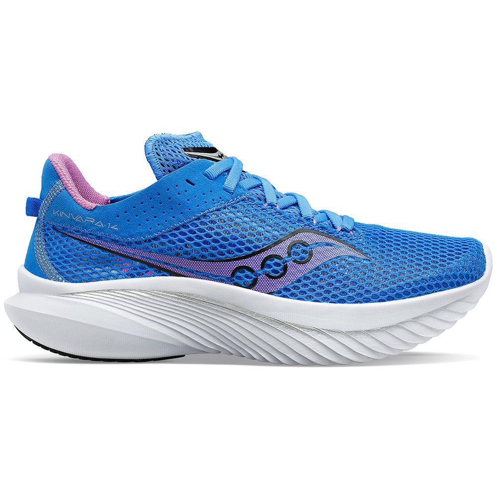 Women's Saucony Kinvara 14, Bluelight/Grape, 10.5 B Medium