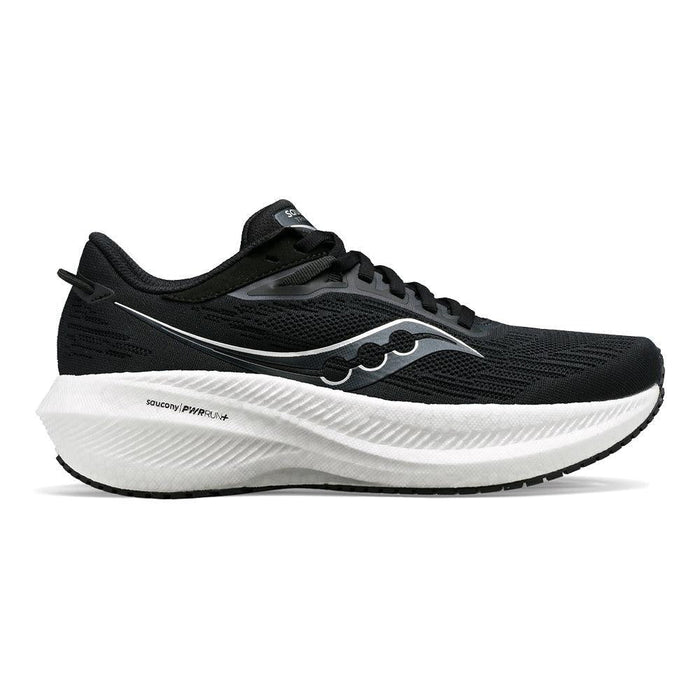 Women's Saucony Triumph 21, Black/White, 11.5 B Medium