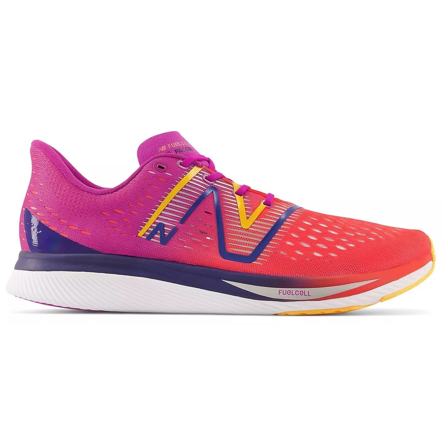 Men's New Balance FuelCell SuperComp Pacer v1, Electric Red/Magenta Pop, 12 2E Wide