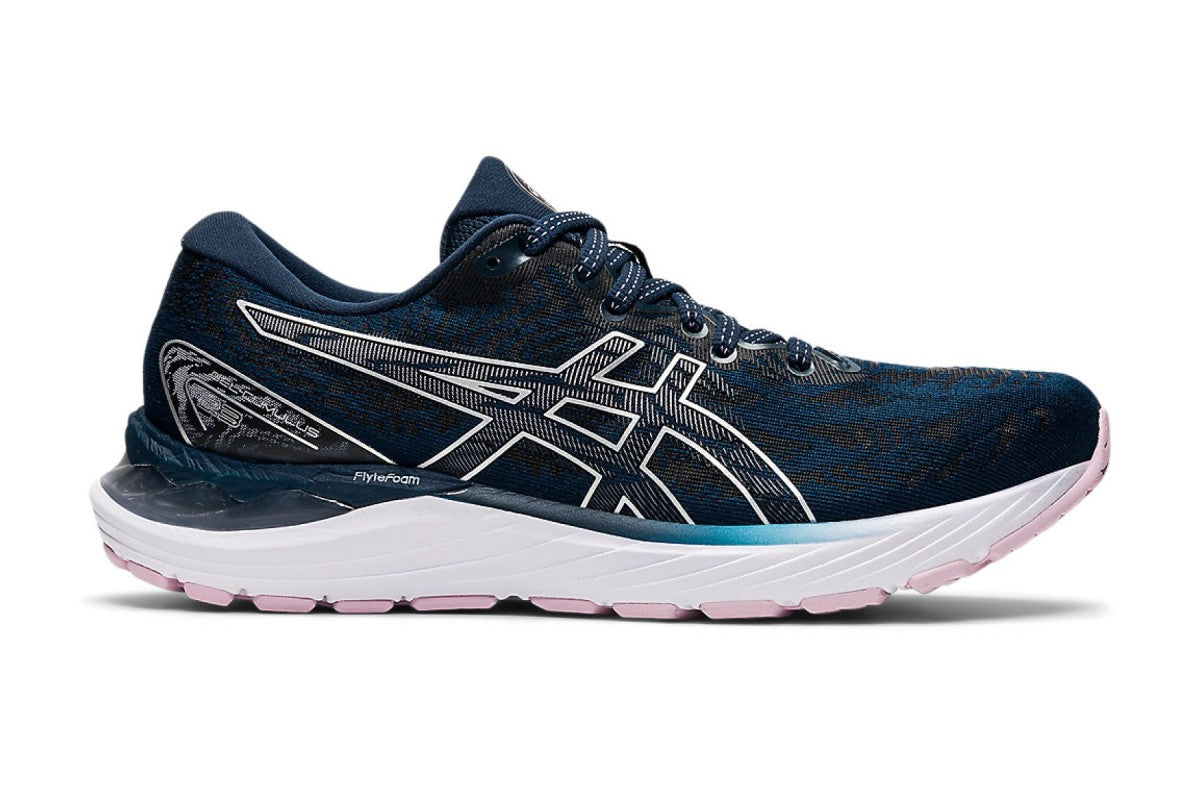 Women's Asics Gel-Cumulus 23, French Blue/Pure Silver, 8 B Medium
