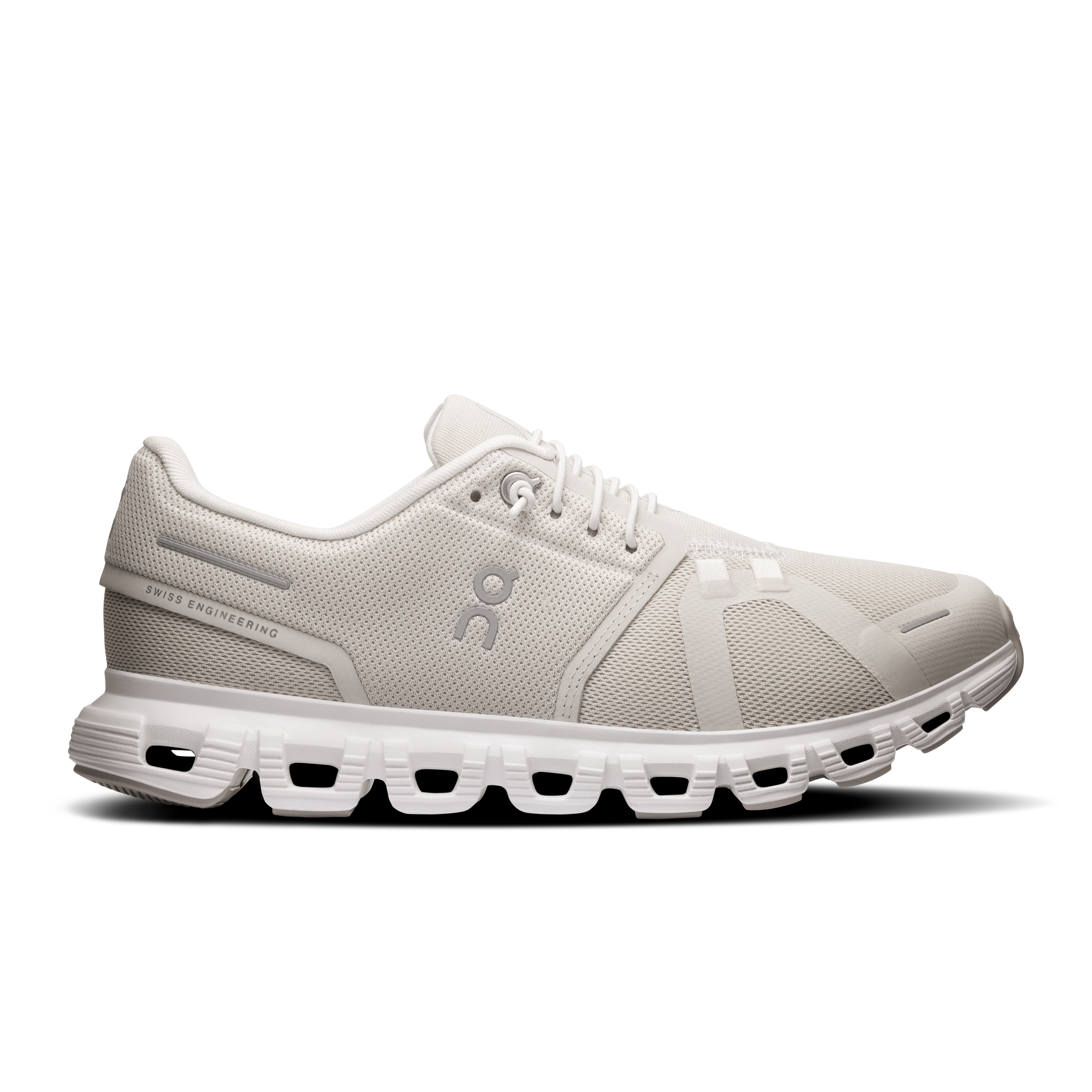 Women's On Cloud 6, Pearl/White, 10 B Medium