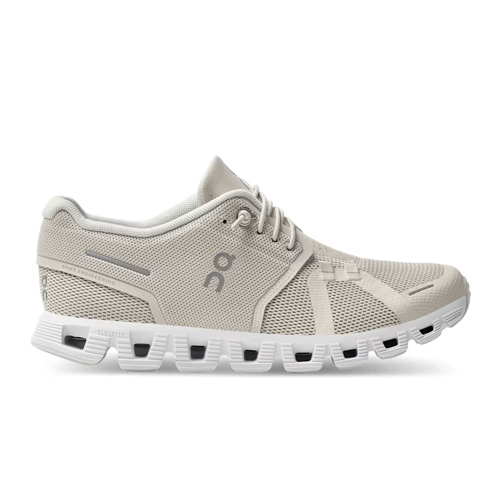 Women's On Cloud 5, Pearl/White, 5.5 B Medium
