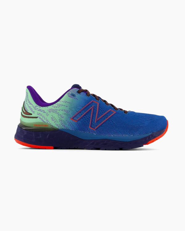 Men's New Balance Fresh Foam 880 v11, Night Tide/Oxygen Blue/Pink Glo, 10 D Medium