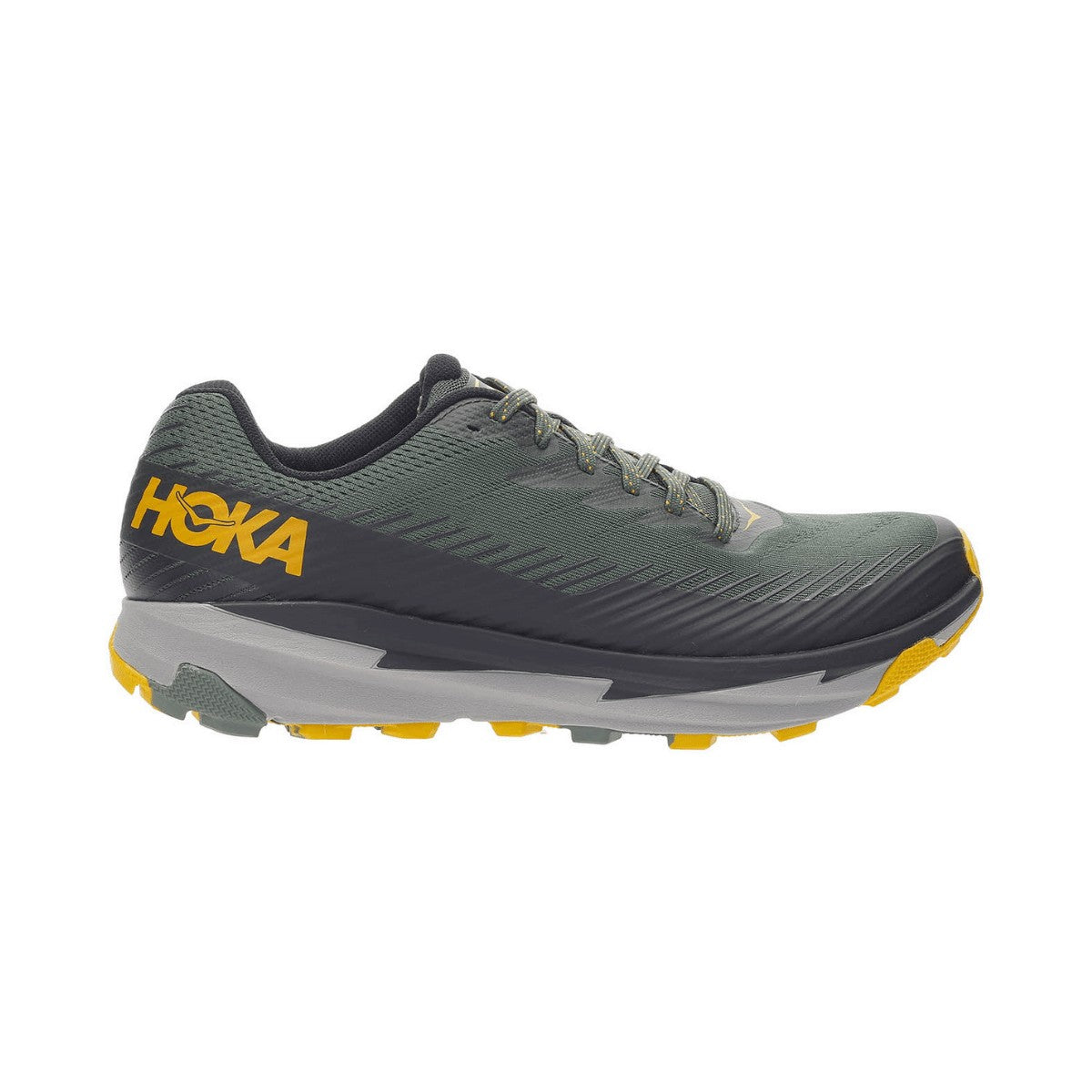 Men's Hoka Torrent 2, Thyme/Golden Yellow, 7 D Medium
