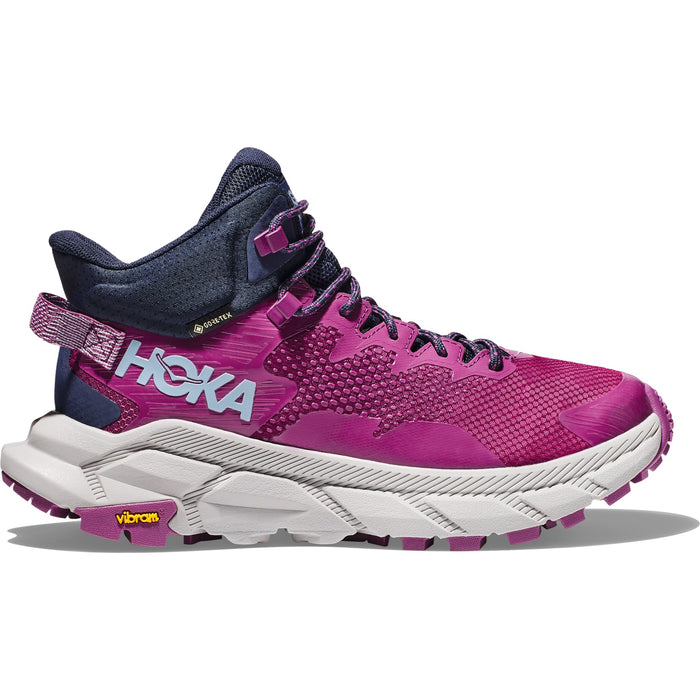 Women's Hoka One One Trail Code GTX, Beautyberry/Harbor Mist, 5.5 B Medium