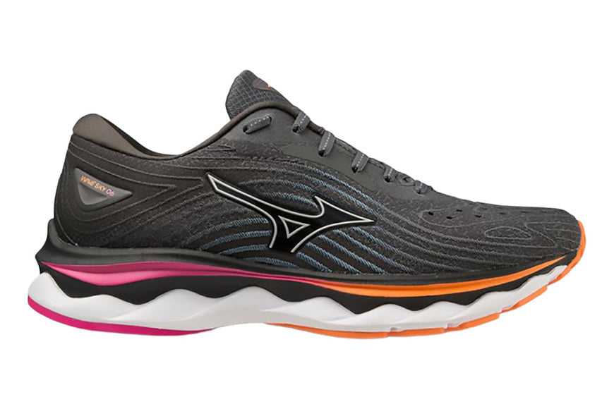 Men's Mizuno Wave Sky 6, Iron Gate/Nimbus Cloud, 9.5 D Medium