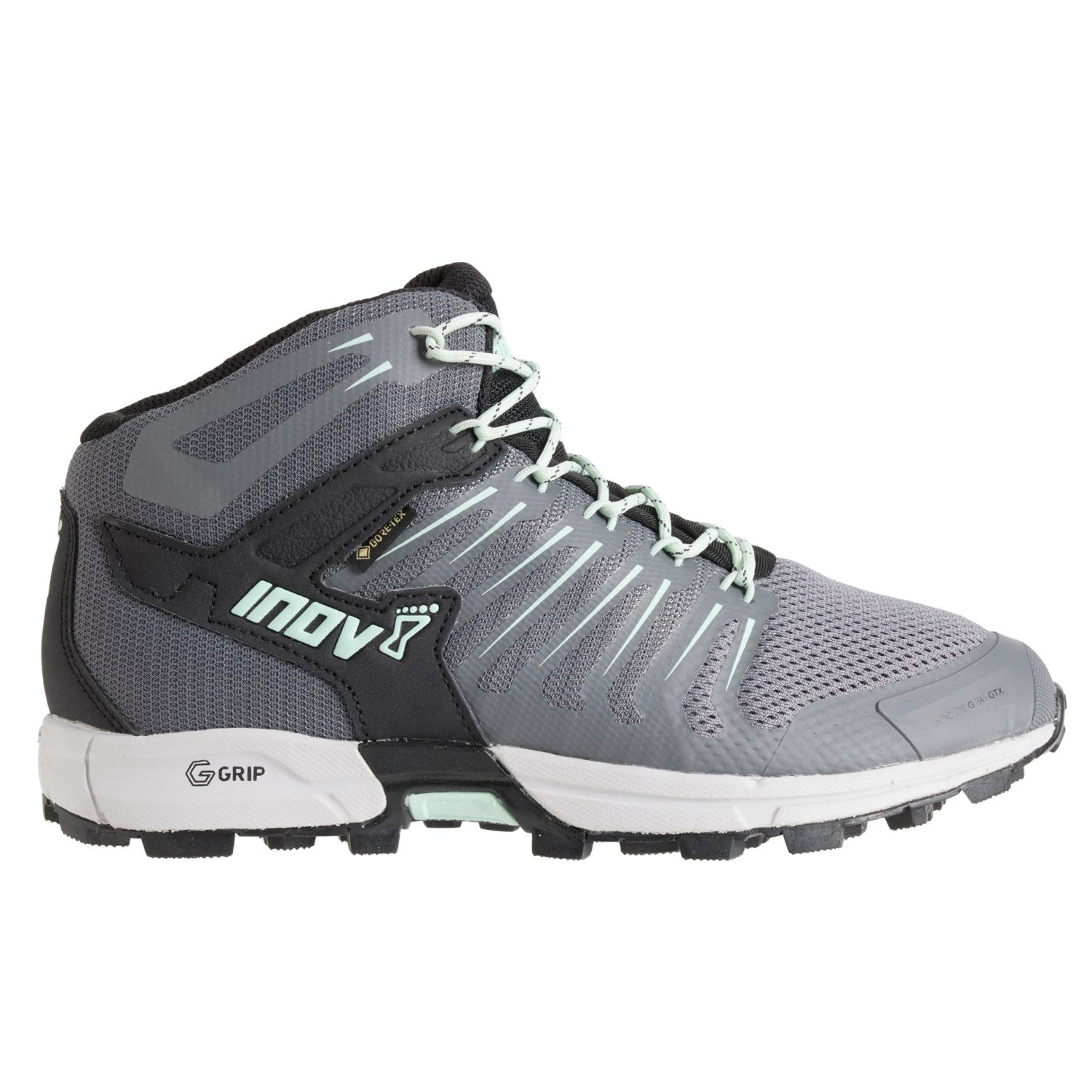 Women's Inov8 Roclite G 354 GTX, Grey/Mint, 8.5 B Medium