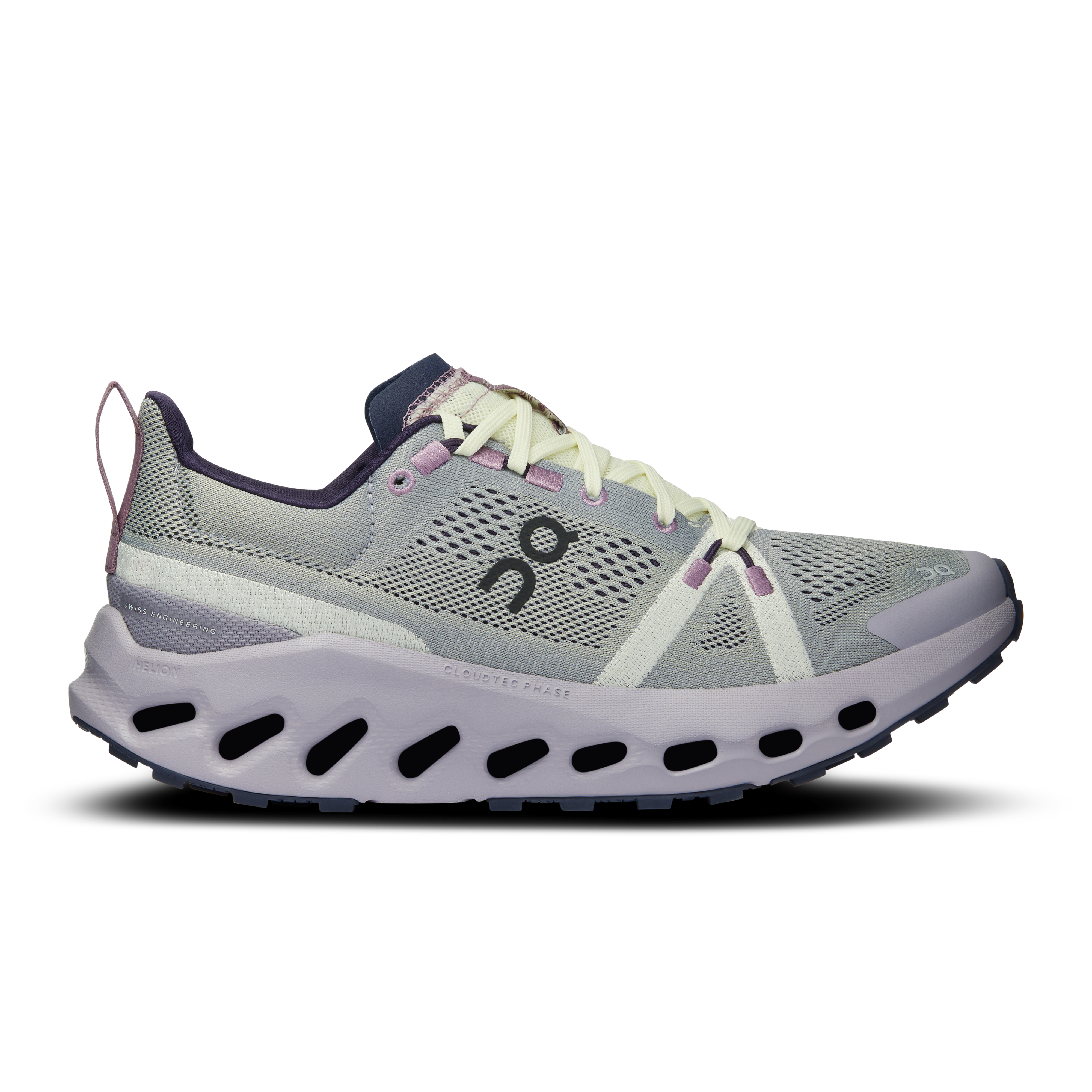 Women's On Cloudsurfer Trail, Seedling/Lilac, 8 B Medium