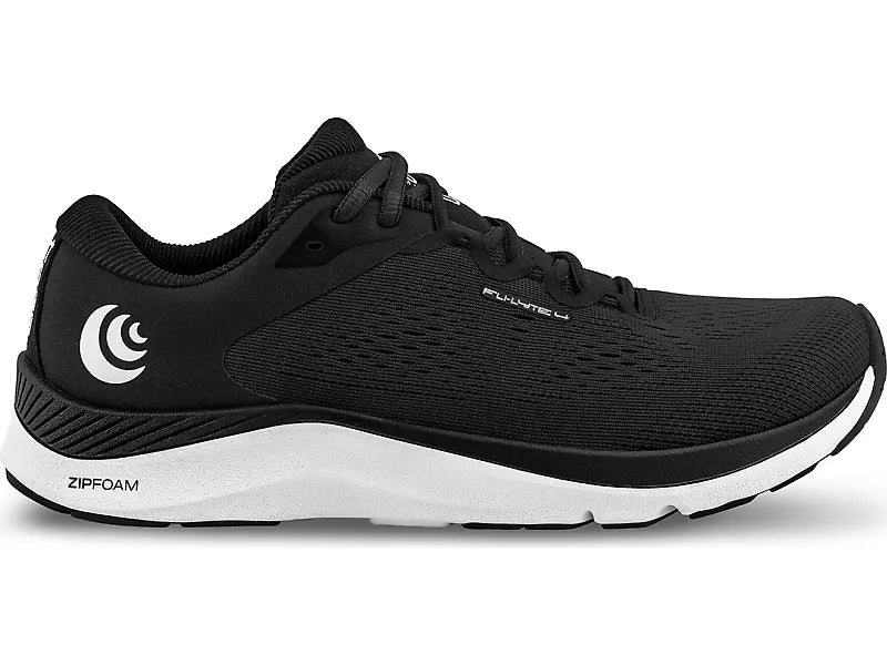 Men's Topo Athletic Fli-Lyte 4, Black/White, 8.5 D Medium