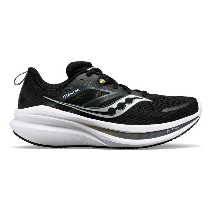 Women's Saucony Omni 22, Black/White, 7 B Medium