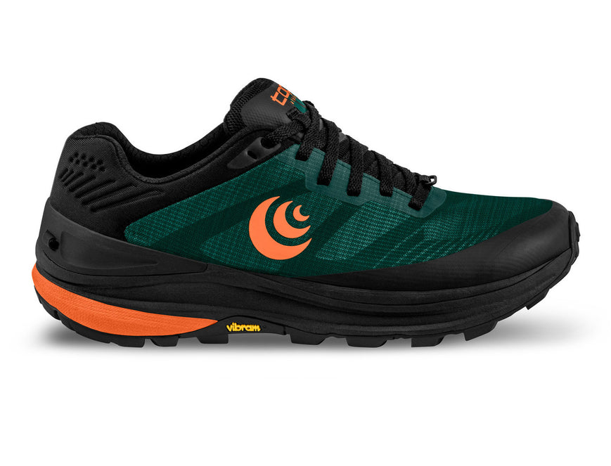 Men's Topo Athletic Ultraventure Pro, Forest/Orange, 8.5 D Medium