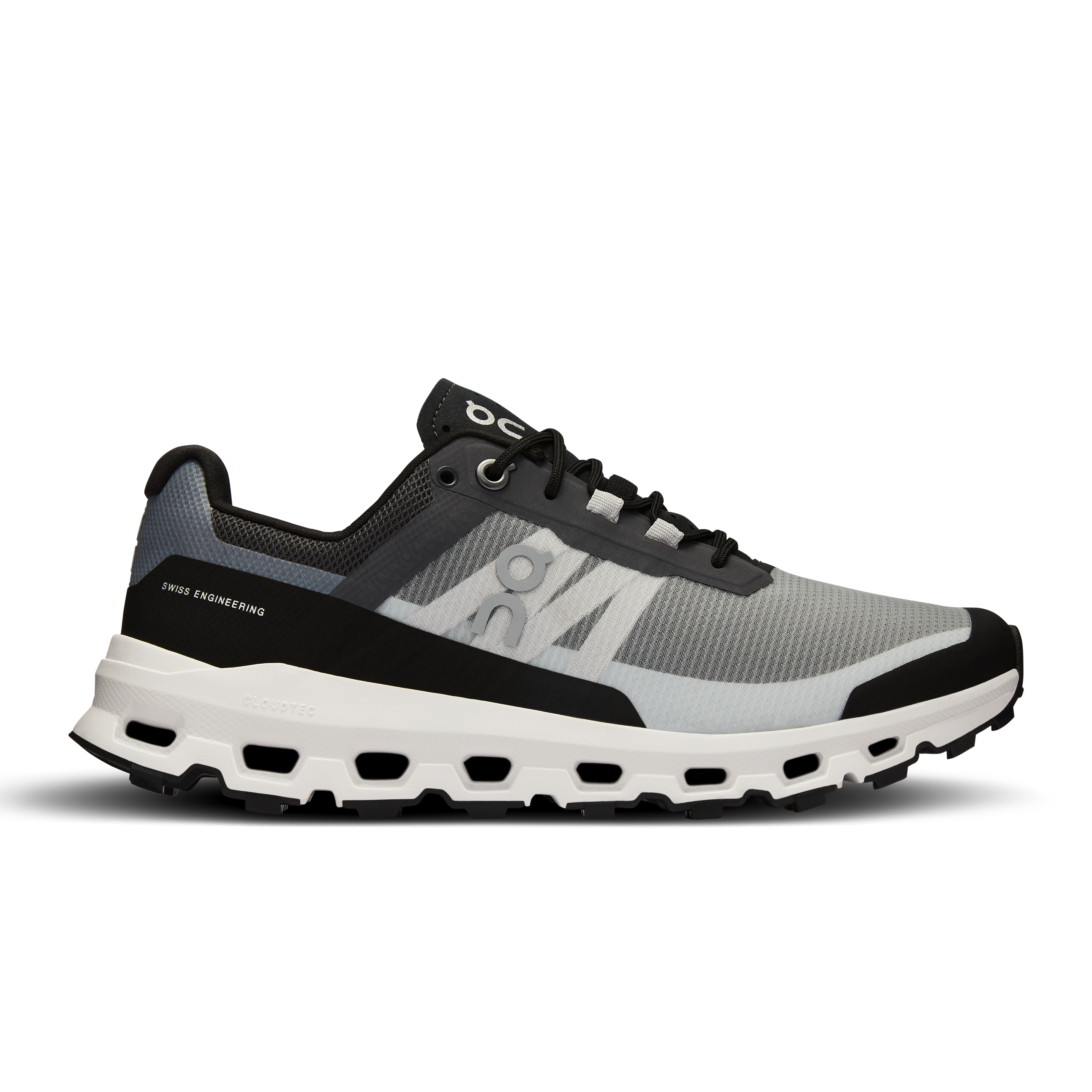 Women's On Cloudvista, Black/White, 7.5 B Medium