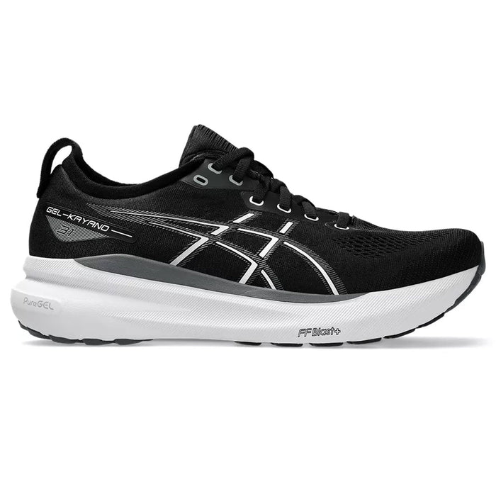 Men's Asics Gel-Kayano 31, Black/White, 10 2E Wide