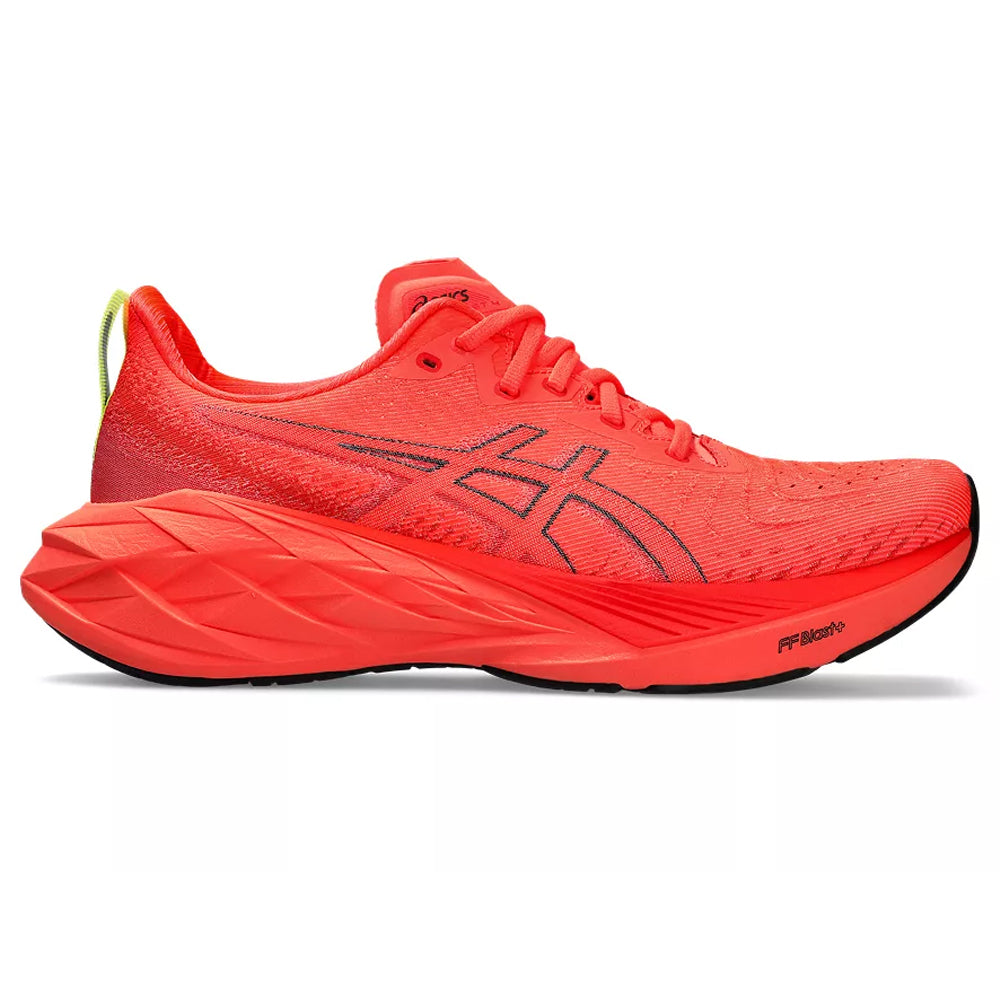 Men's Asics Novablast 4, Sunrise Red/True Red, 8.5 D Medium