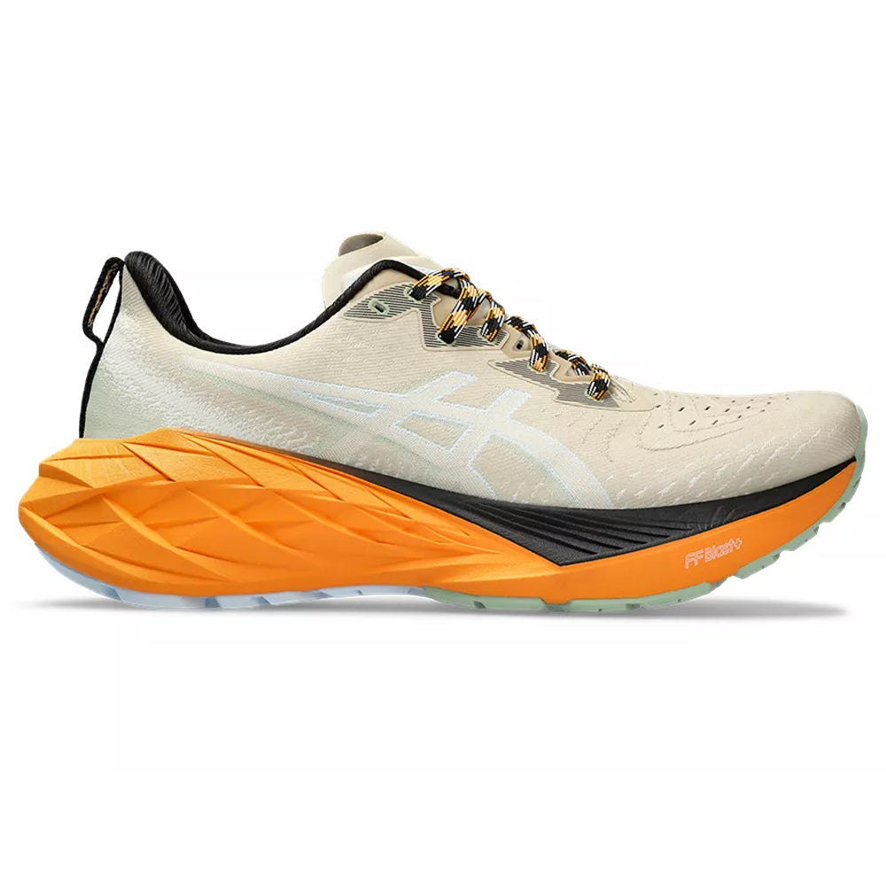 Men's Asics Novablast 4 TR, Nature Bathing/Fellow Yellow, 10.5 D Medium