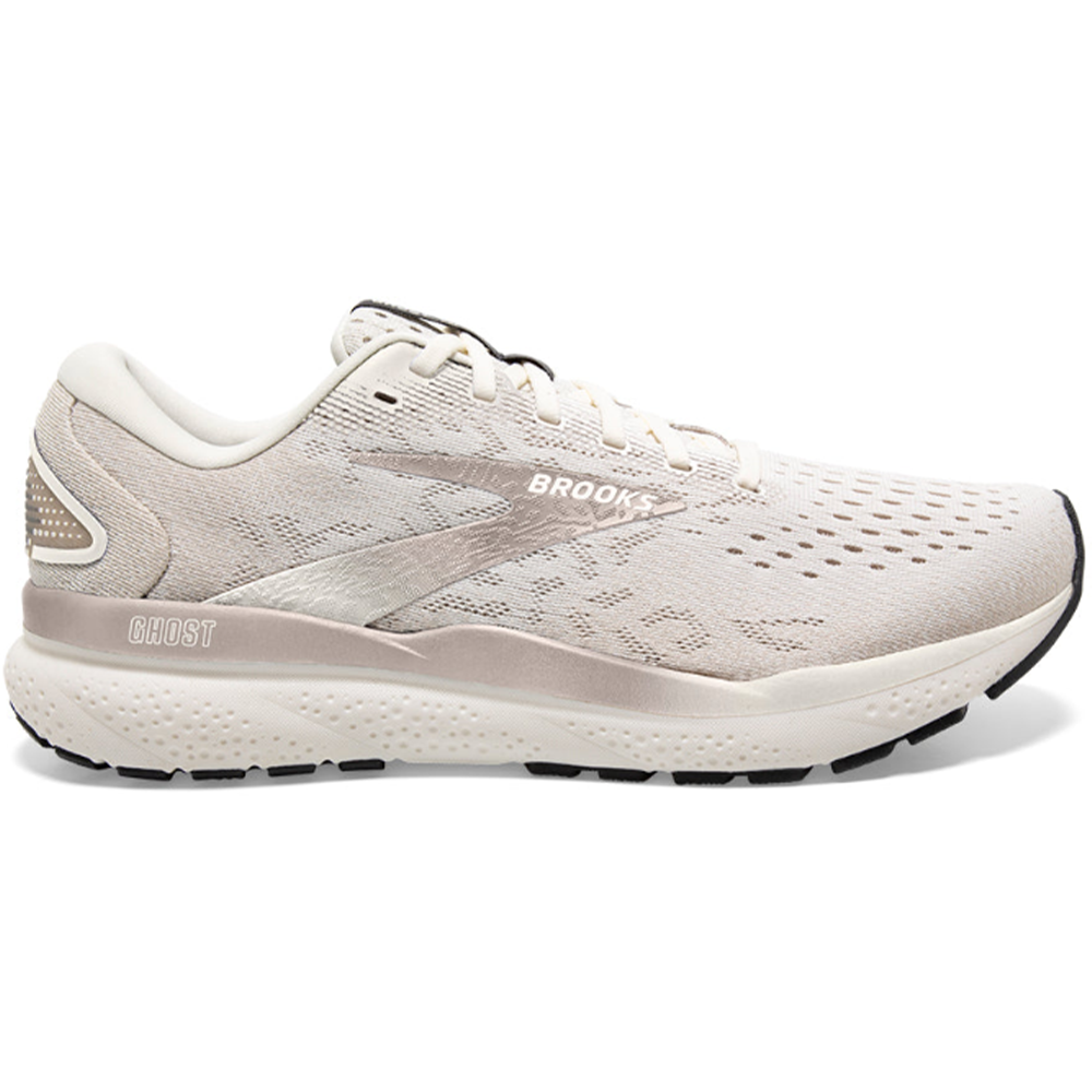 Men's Brooks Ghost 16, Coconut/Chateau/Forged Iron, 10 D Medium