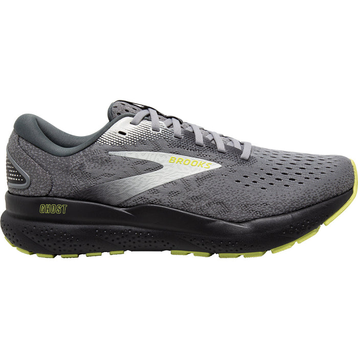 Men's Brooks Ghost 16, Primer/Grey/Lime, 9.5 B Narrow