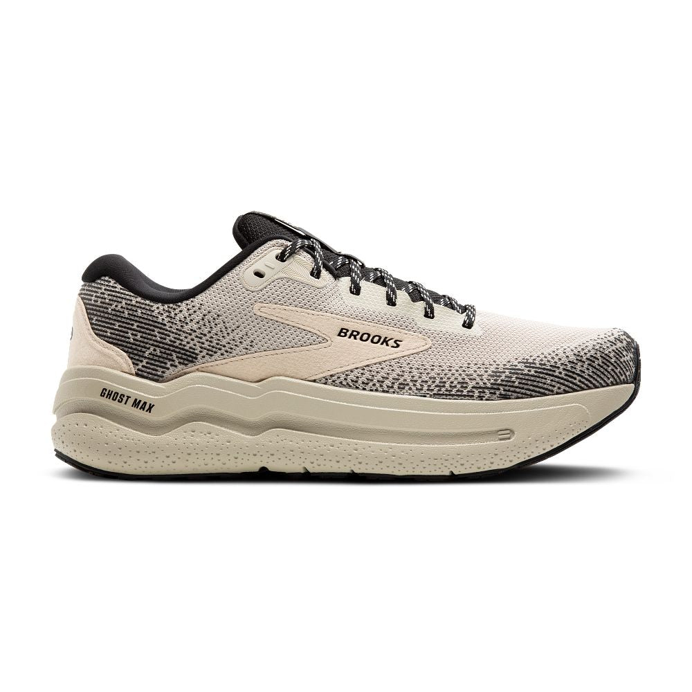 Men's Brooks Ghost Max 2, Pelican/Pelican/Black, 11.5 D Medium