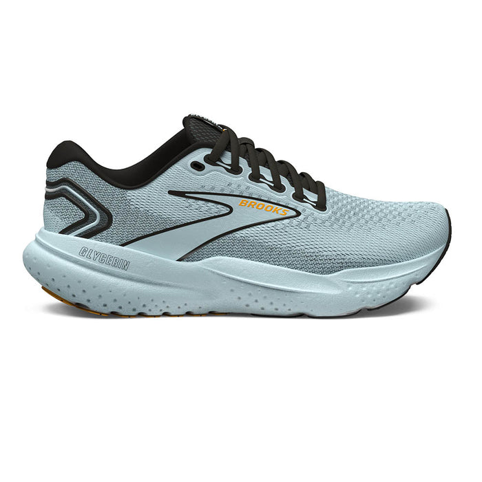 Men's Brooks Glycerin 21, Cloud/Black/Gold, 8.5 D Medium