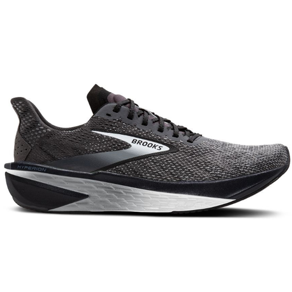Women's Brooks Hyperion 2, Black/Ebony/Primer Gray, 6 B Medium