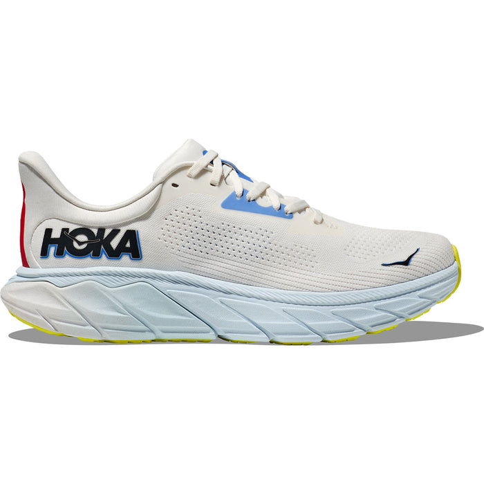 Men's Hoka One One Arahi 7, Blanc De Blanc/Virtual Blue, 10.5 D Medium