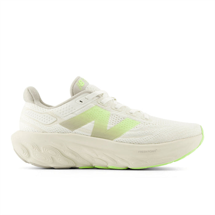 Men's New Balance Fresh Foam X 1080v13, Moonrock/Bleached Lime Glo/Sea Salt, 12 2E Wide