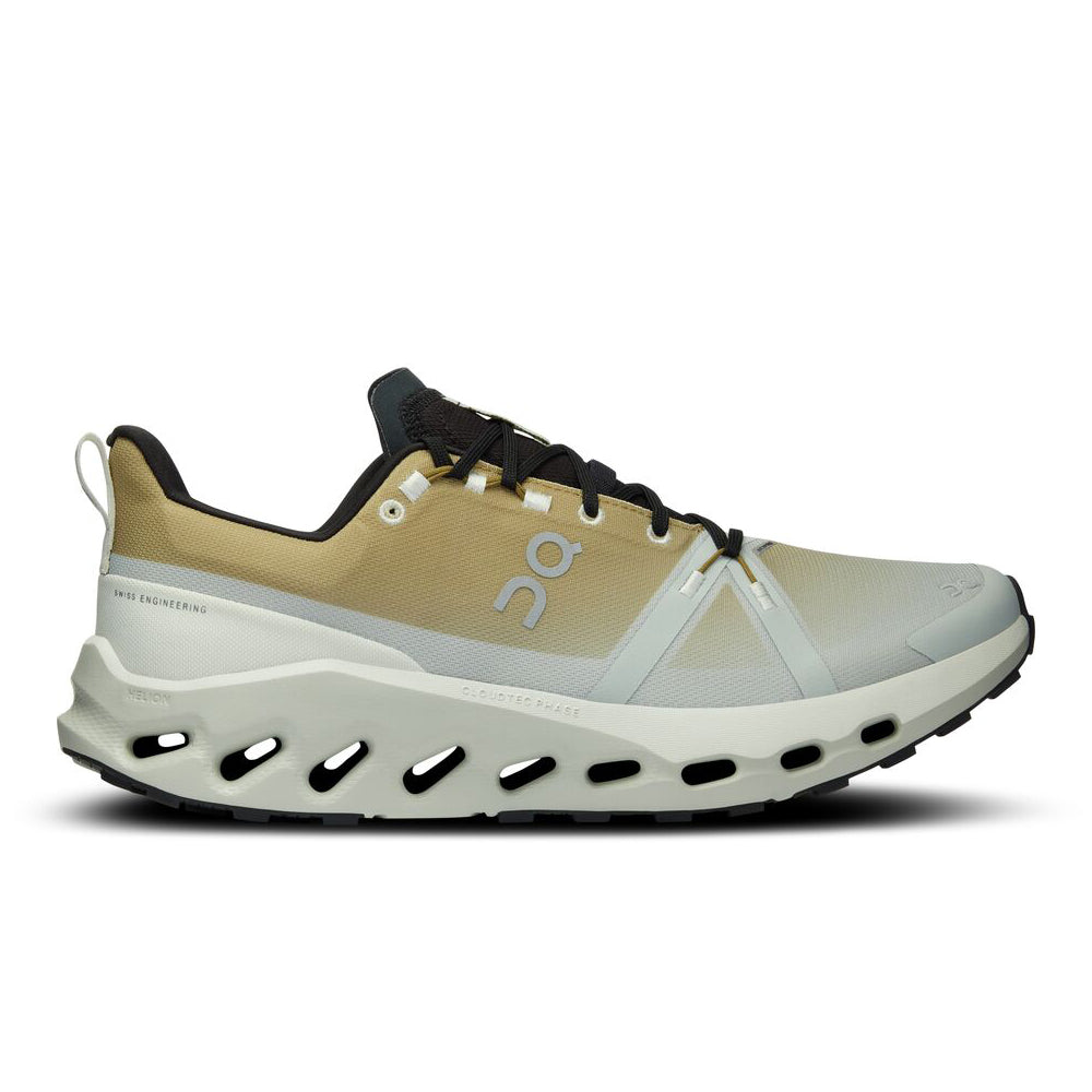 Men's On Cloudsurfer Trail Waterproof, Safari/Mineral, 10.5 D Medium