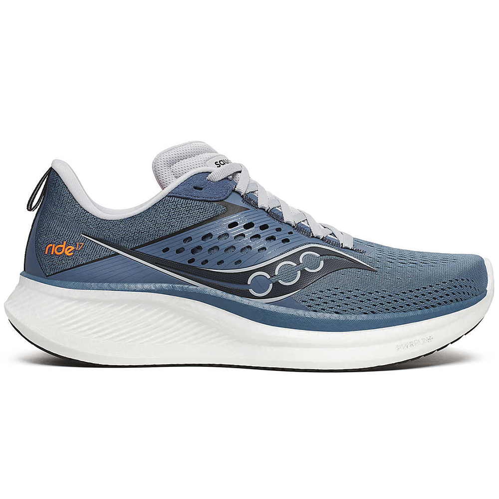 Men's Saucony Ride 17, Mirage/Black, 10.5 D Medium