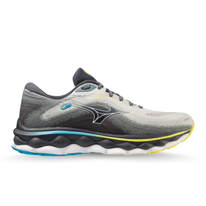 Men's Mizuno Wave Sky 7, Pearl Blue/White, 10 D Medium