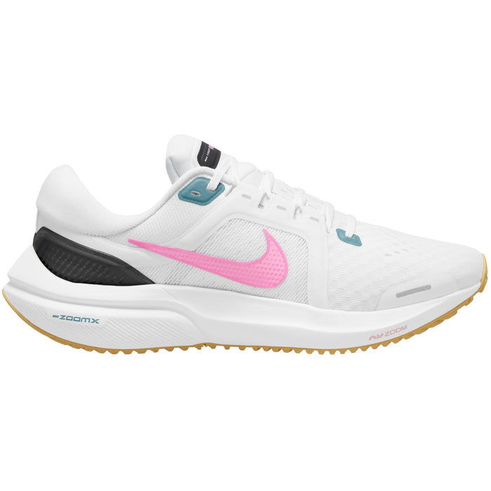 Women's Nike Air Zoom Vomero 16, White/Pink Spell-Noise Aqua, 9 B Medium