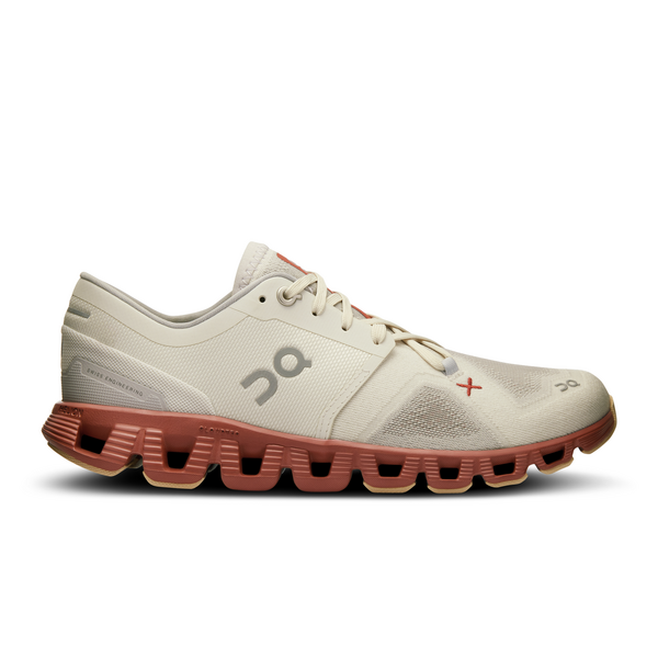 Women's On Cloud X 3, Ice/Auburn, 10 B Medium
