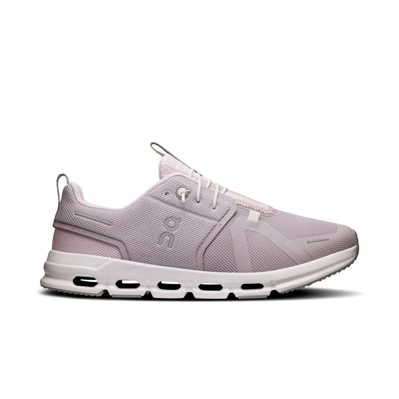 Side view on white background of Youth On  shoe in Fade/White, Medium (Regular) width