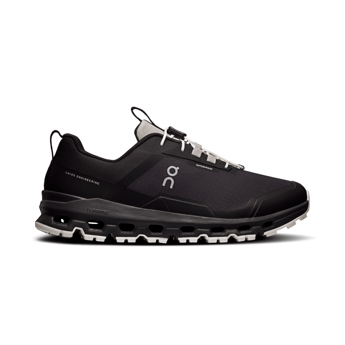 Side view on white background of Youth On  shoe in Manget/Black, Medium (Regular) width