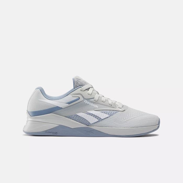 Women s Reebok Nano X4 9 B Me Cheap Willardmarine Jordan Outlet Pure Grey2 Vintage Blue Footwear White contrast FF logo trim sneakers