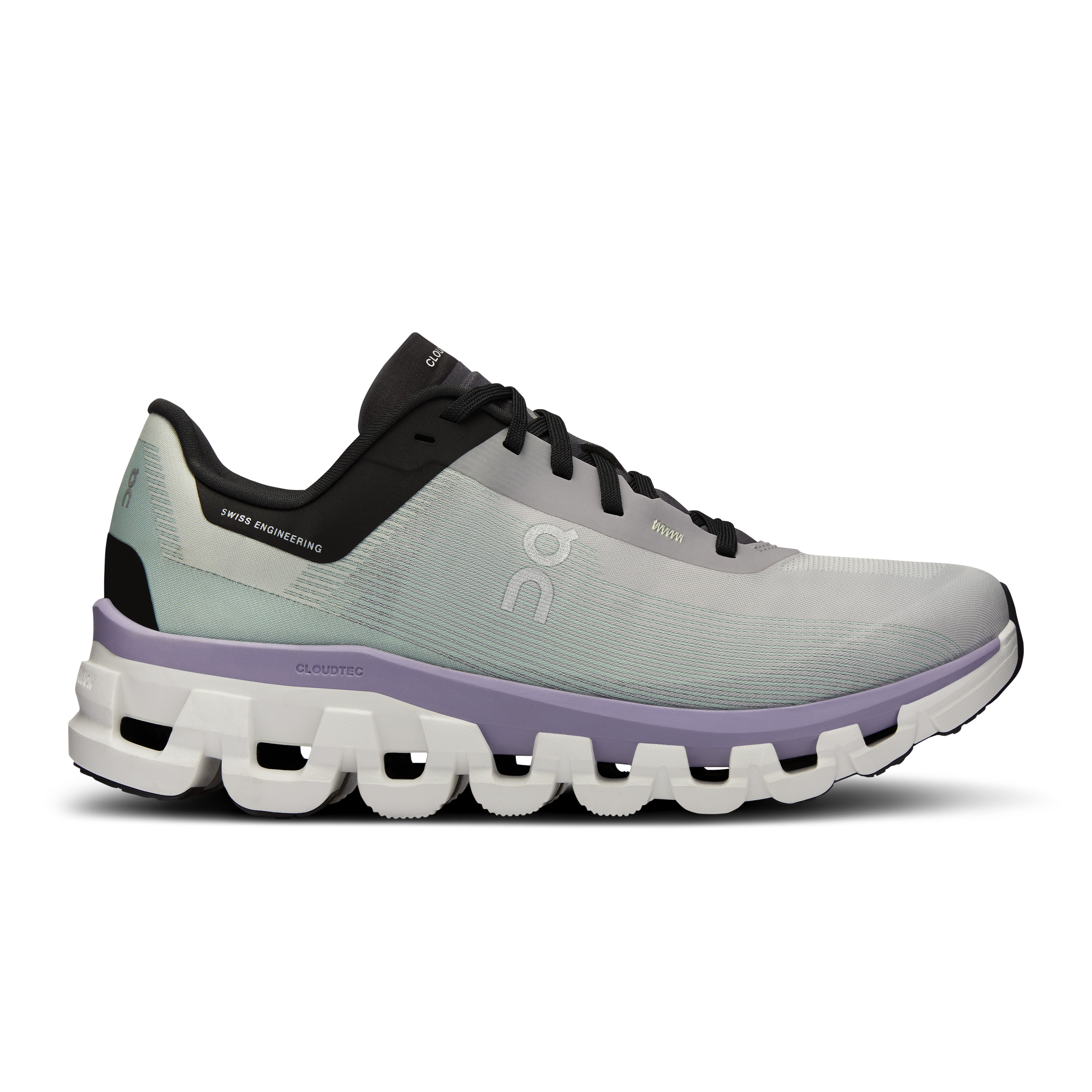 Women's On Cloudflow 4, Fade/Wisteria, 7.5 B Medium