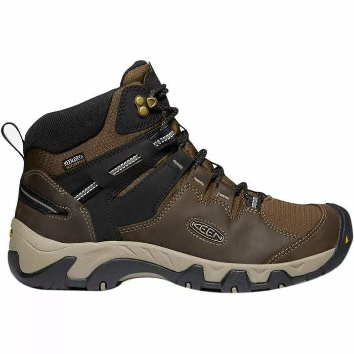 Men's Keen Steens Mid Waterproof, Canteen/Black, 9.5 D Medium