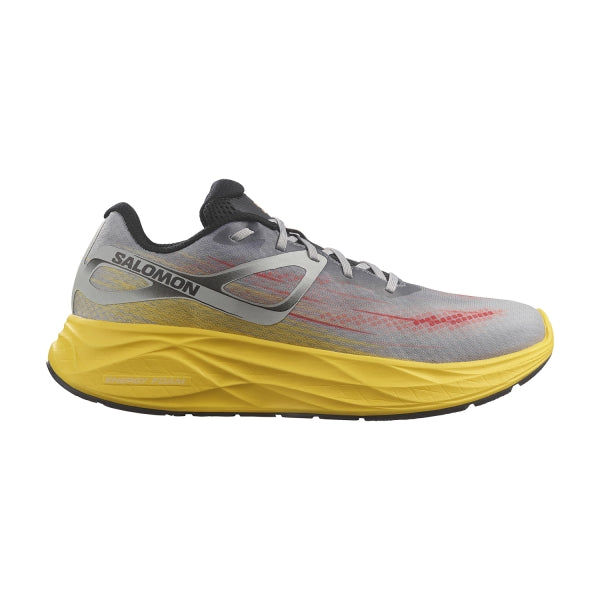 Men's Salomon Aero Glide, Ghost Gray/Lemon/Black, 11.5 D Medium