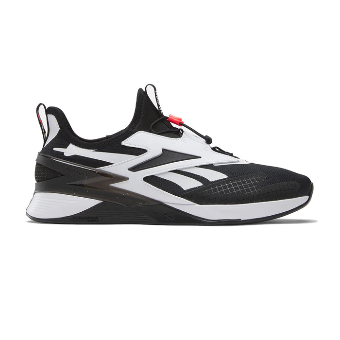 Women's Reebok Nano X3 Froning, Core Black/White/Neon Cherry, 8.5 B Medium