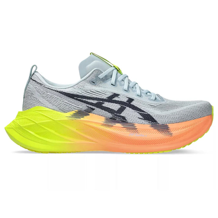 Women's Asics Superblast 2 Paris, Cool Grey/Safety Yellow, 9 D Medium